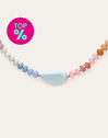Ketting Gummy Stones Staal Baño Oro