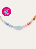 Ketting Gummy Stones Staal Baño Oro