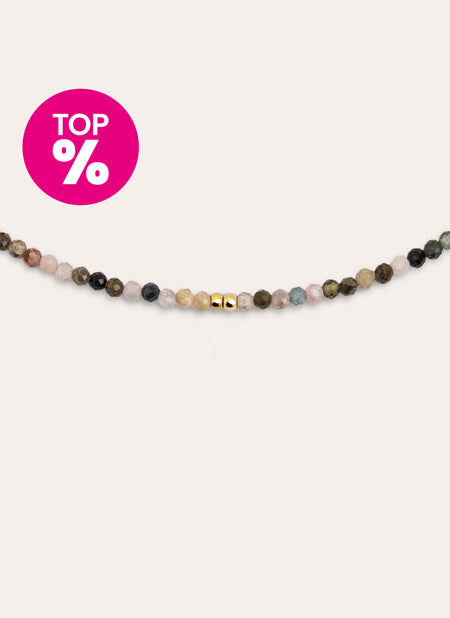 Collar Eloise Acero Baño Oro