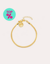 Pulsera Lisse S Acero Baño Oro