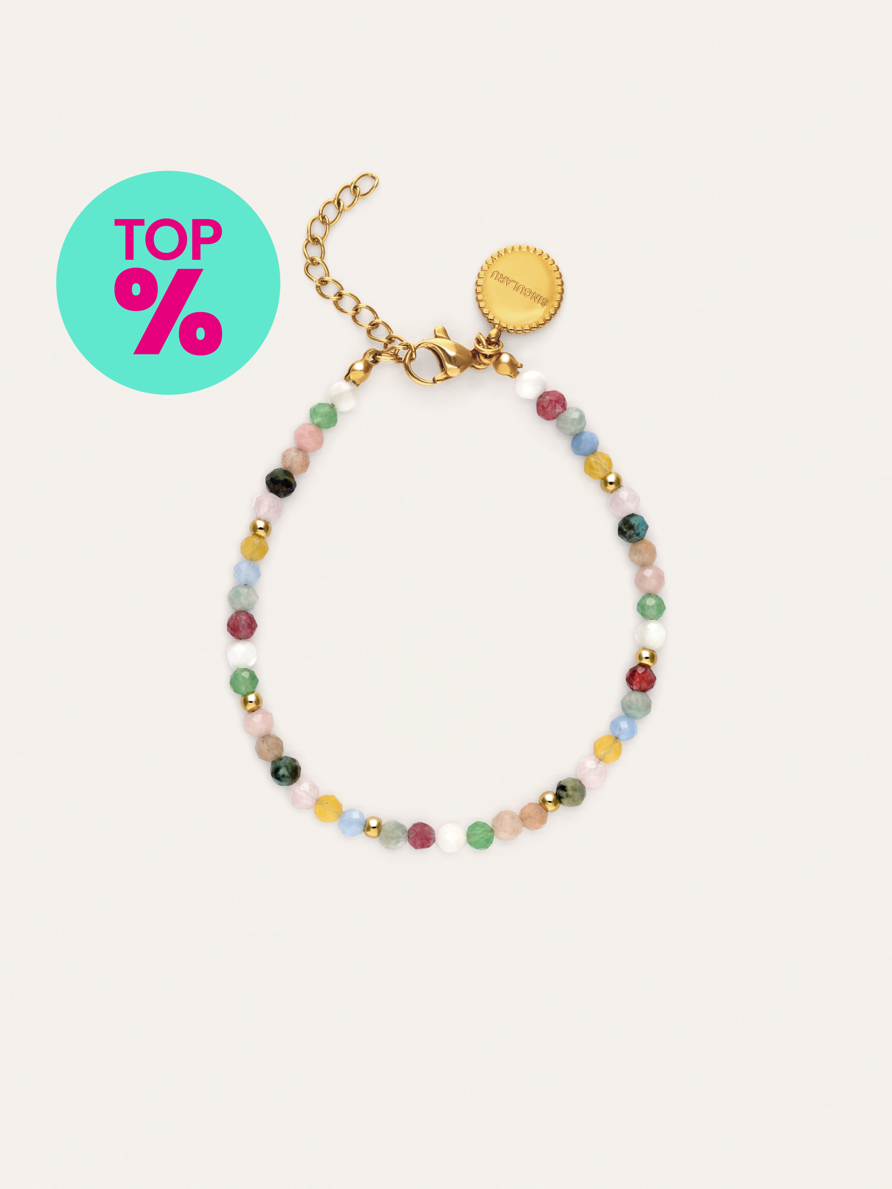 Altea Colors Stainless Steel Gold Bracelet