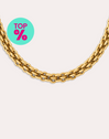 Big Rope Stainless Steel Gold Necklace