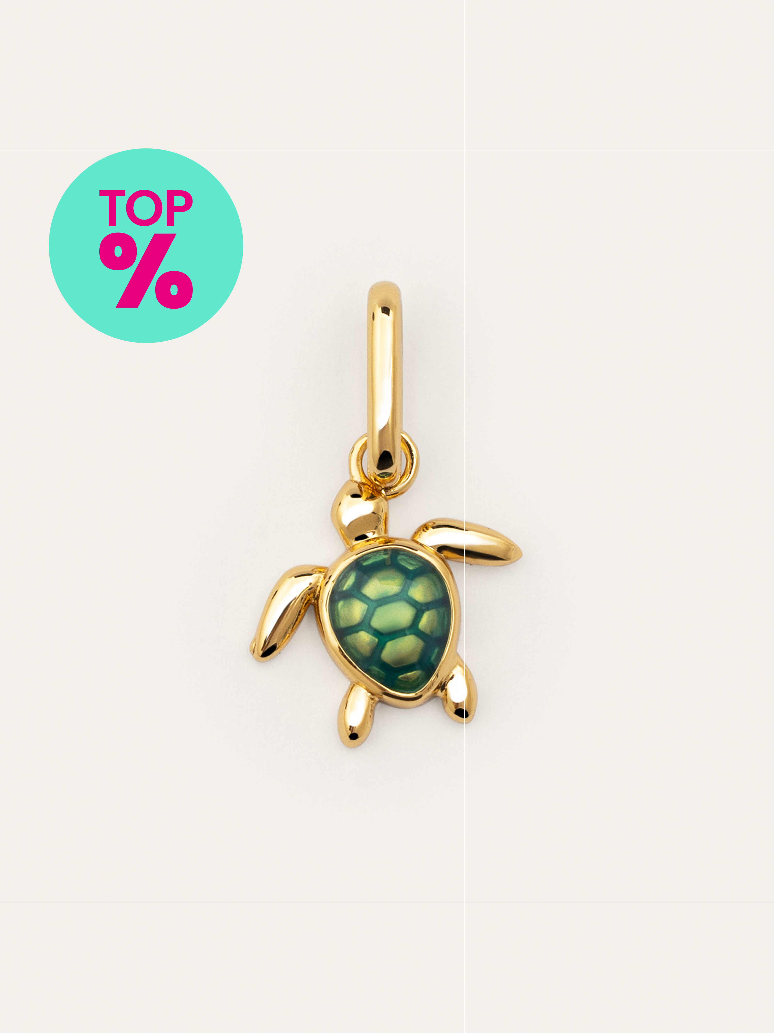Turtle Gold Single Earring