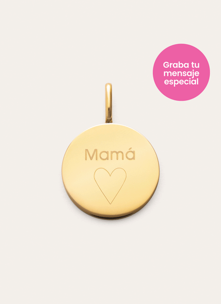 Charm Personnalisé Dream Acier Plaqué Or