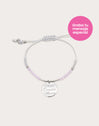 Dream Pink Personalisiertes Armband, Silber