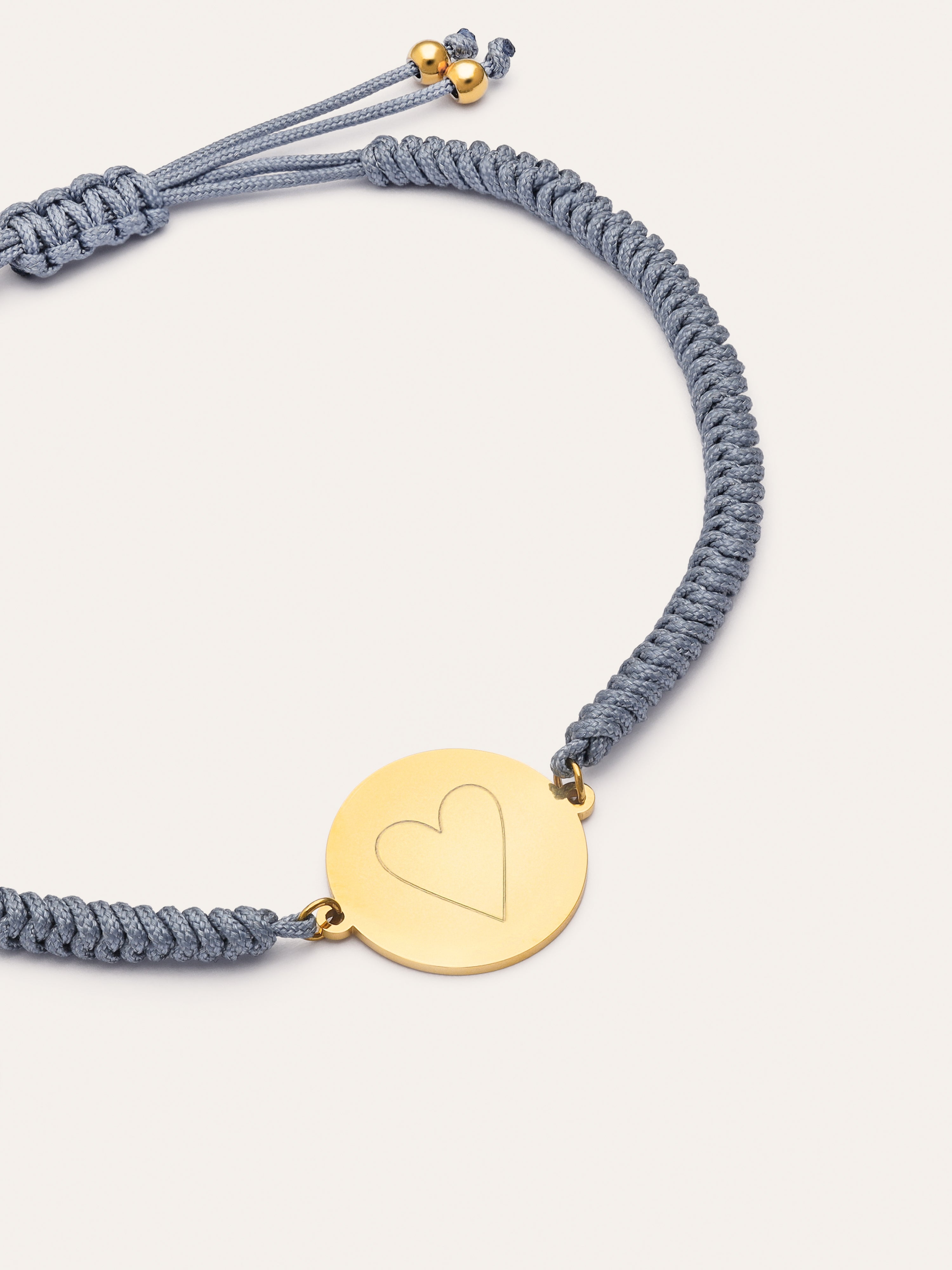 Gepersonaliseerde Moon Marea-armband van staal met een goudlaagje