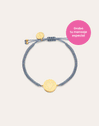 Pulsera Personalizada Moon Marea Acero Baño Oro