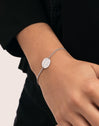 Pulsera Personalizada Little Moon Plata