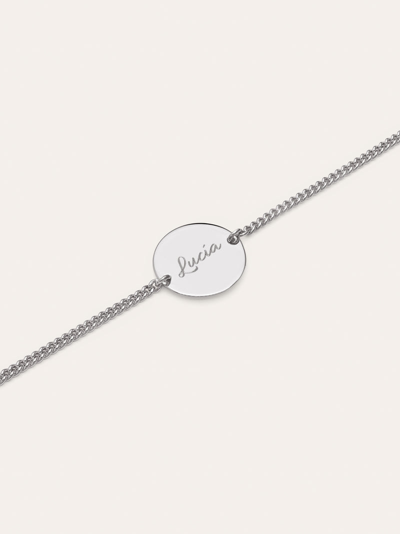 Personalisierbares Armband Little Moon aus Silber