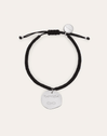 Pulsera Personalizada Medallón Organic Negro Acero