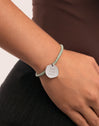 Pulseira Personalizada Medallion Verde Aço