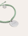 Pulseira Personalizada Medallion Verde Aço