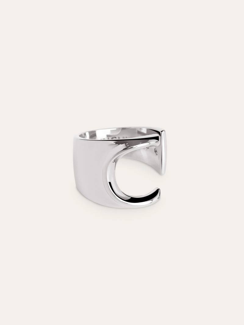 Letter Signet Personalisierter Ring