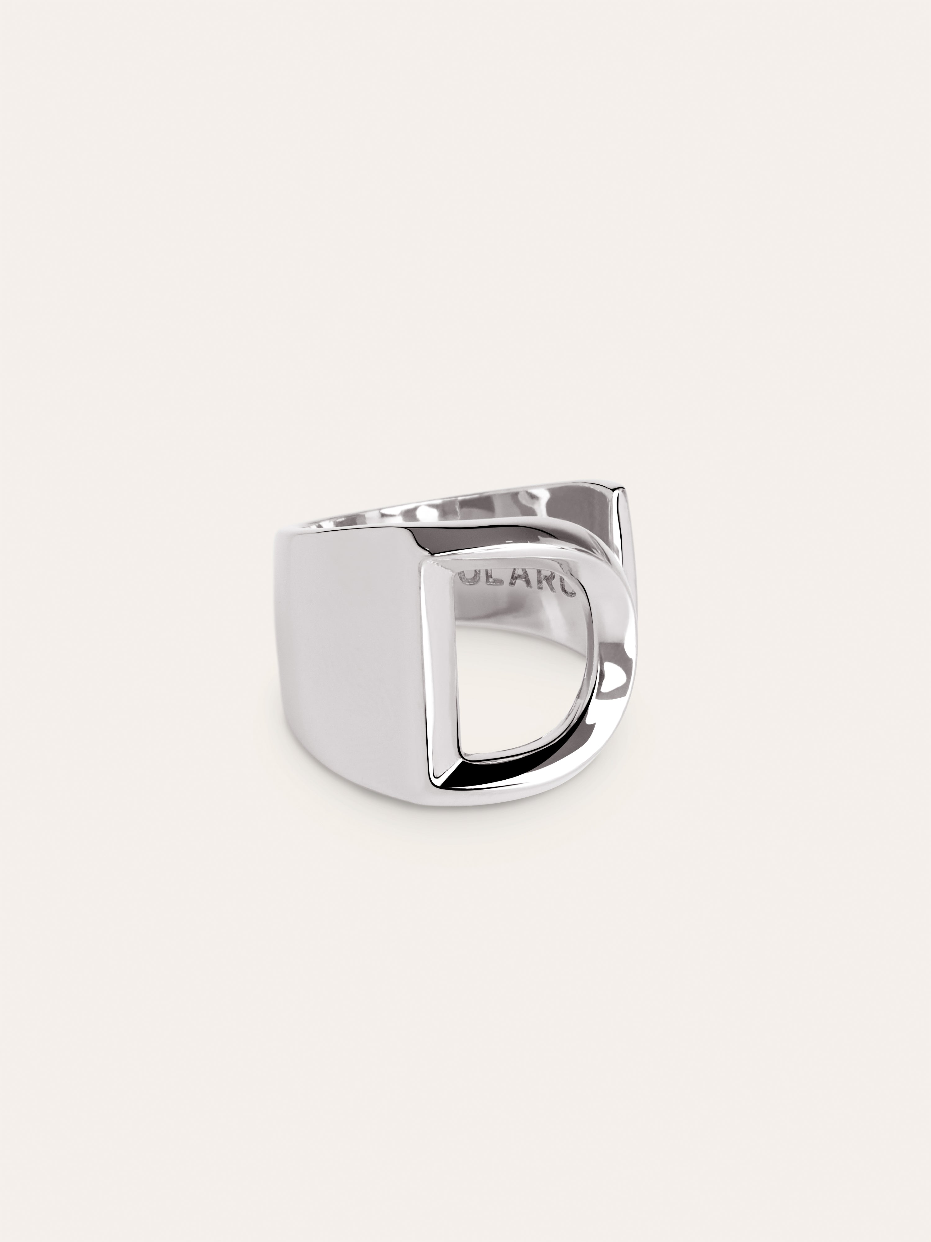 Anillo Personalizado Letter Signet