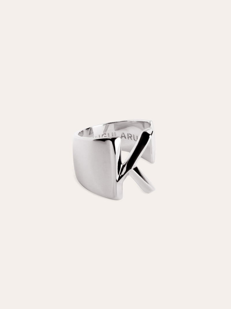 Letter Signet Personalisierter Ring