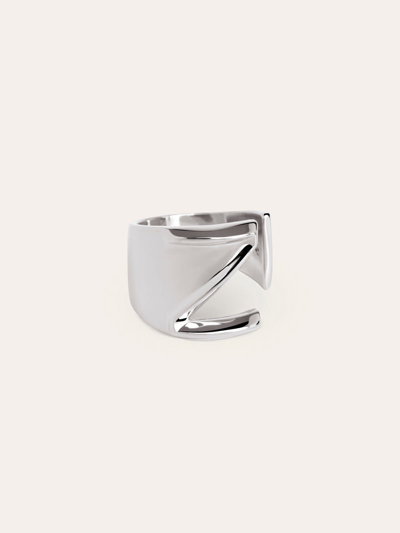 Letter Signet Personalisierter Ring