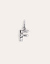 Letter Organic Silver Charm 