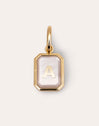 Letter Nacar Gold Personalized Charm