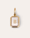 Letter Nacar Gold Personalized Charm