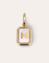 Letter Nacar Gold Personalized Charm