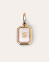 Letter Nacar Gold Personalized Charm