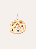 Charm Personalizado Organic Colors Letter Baño Oro