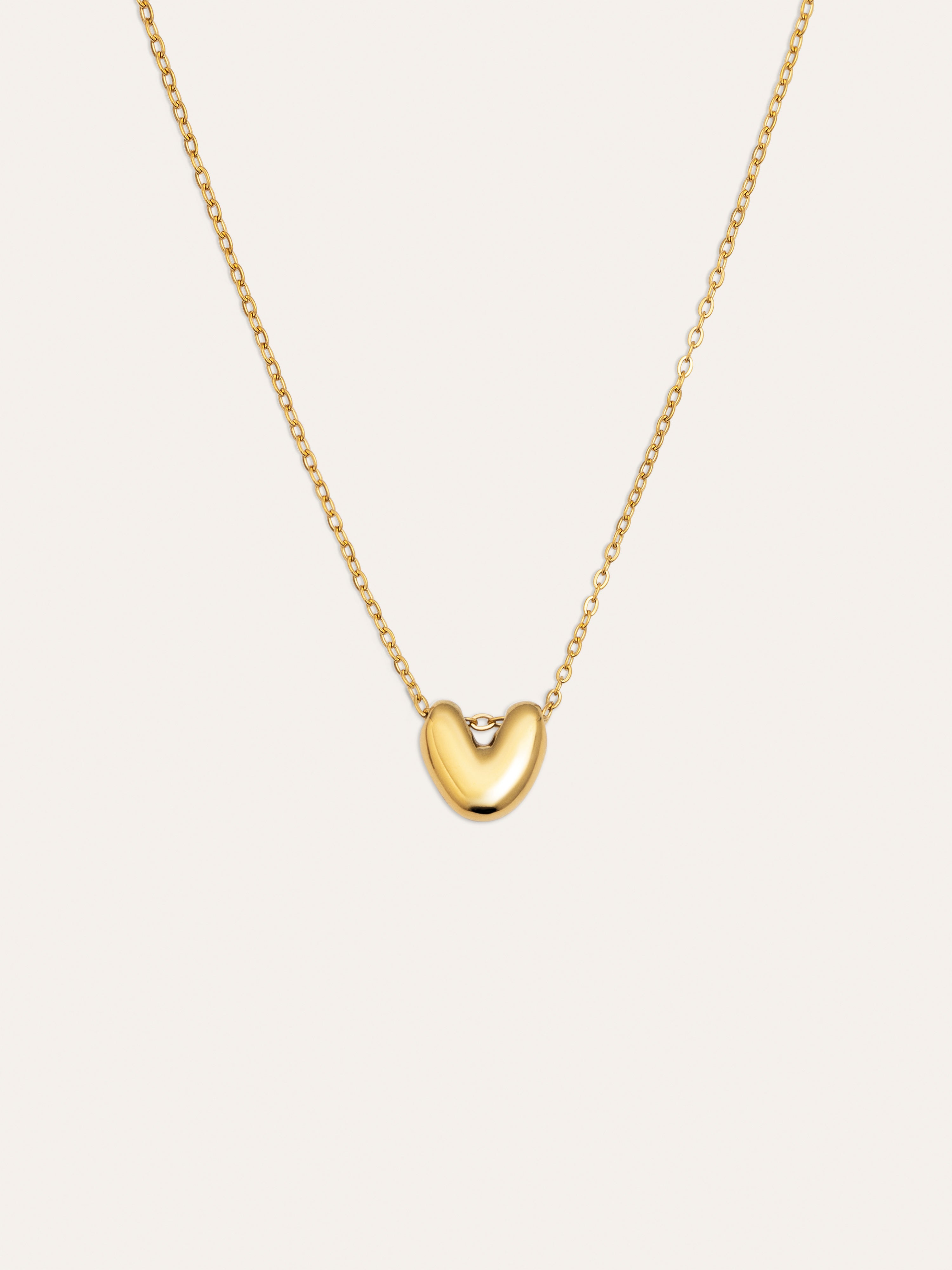 Collar Personalizado Hailey Letter Acero Baño Oro