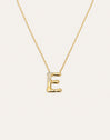 Collar Personalizado Letter Brillante Baño Oro