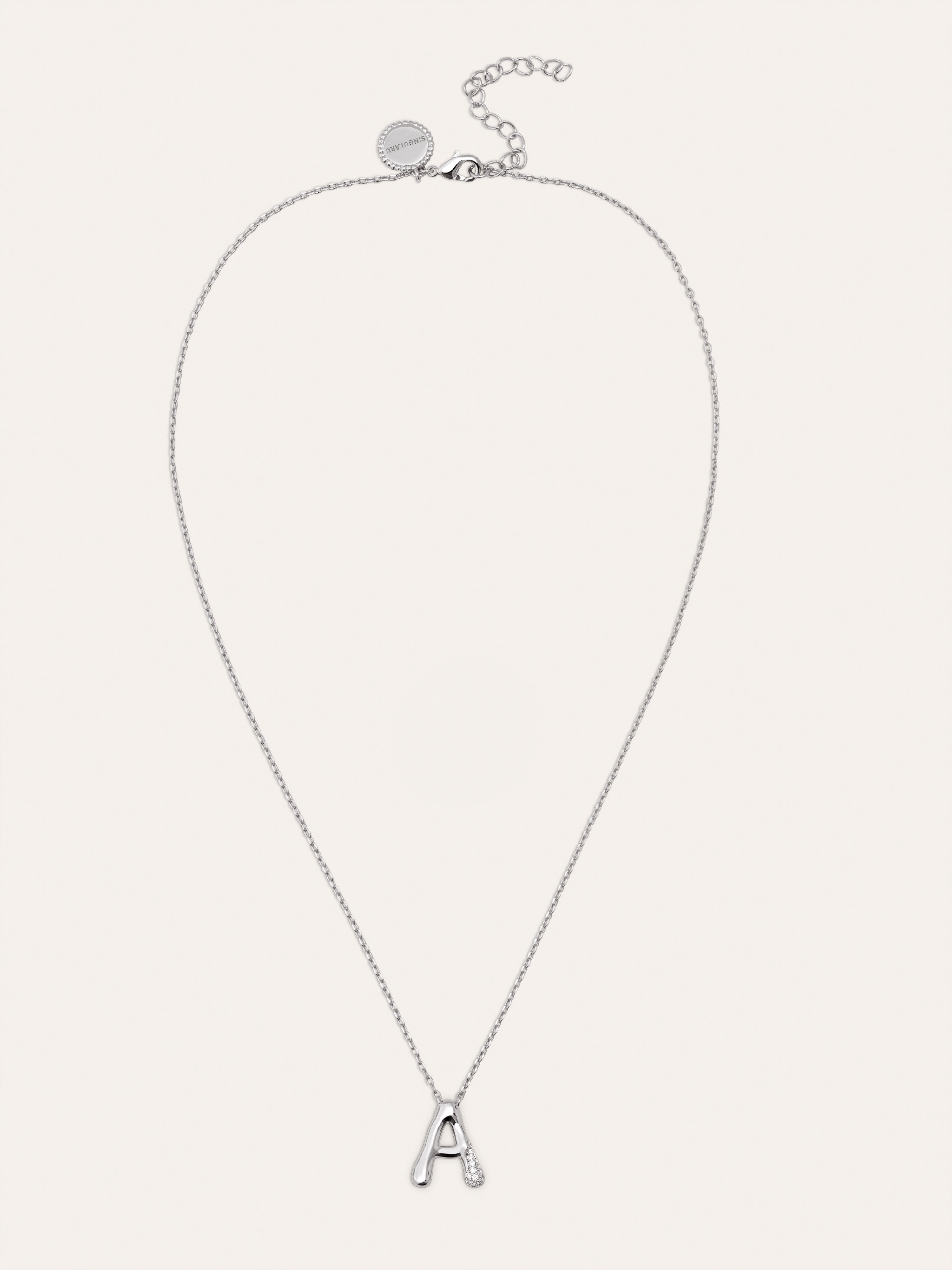 Collar Personalizado Letter Brillante