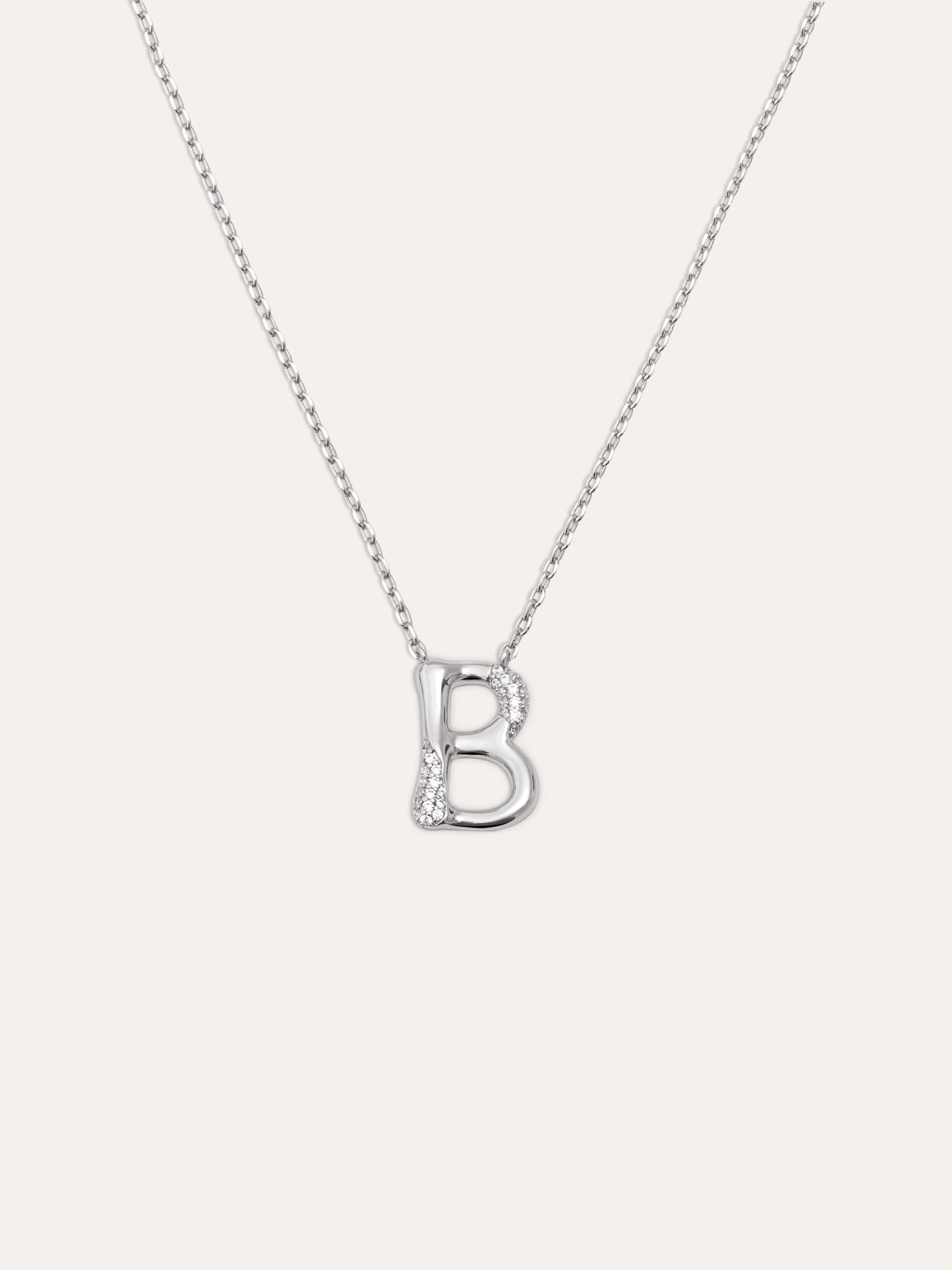 Collar Personalizado Letter Brillante