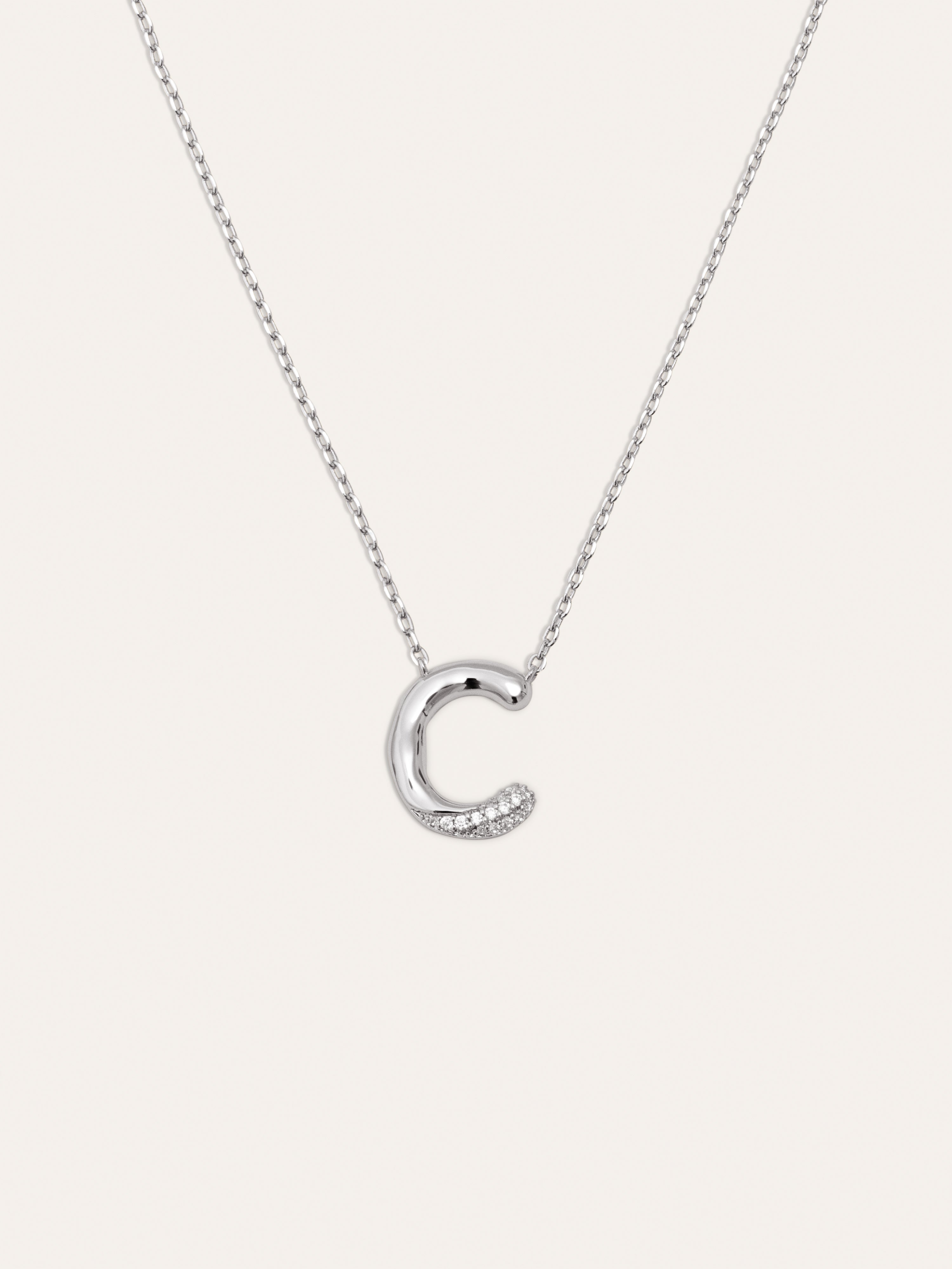 Collar Personalizado Letter Brillante