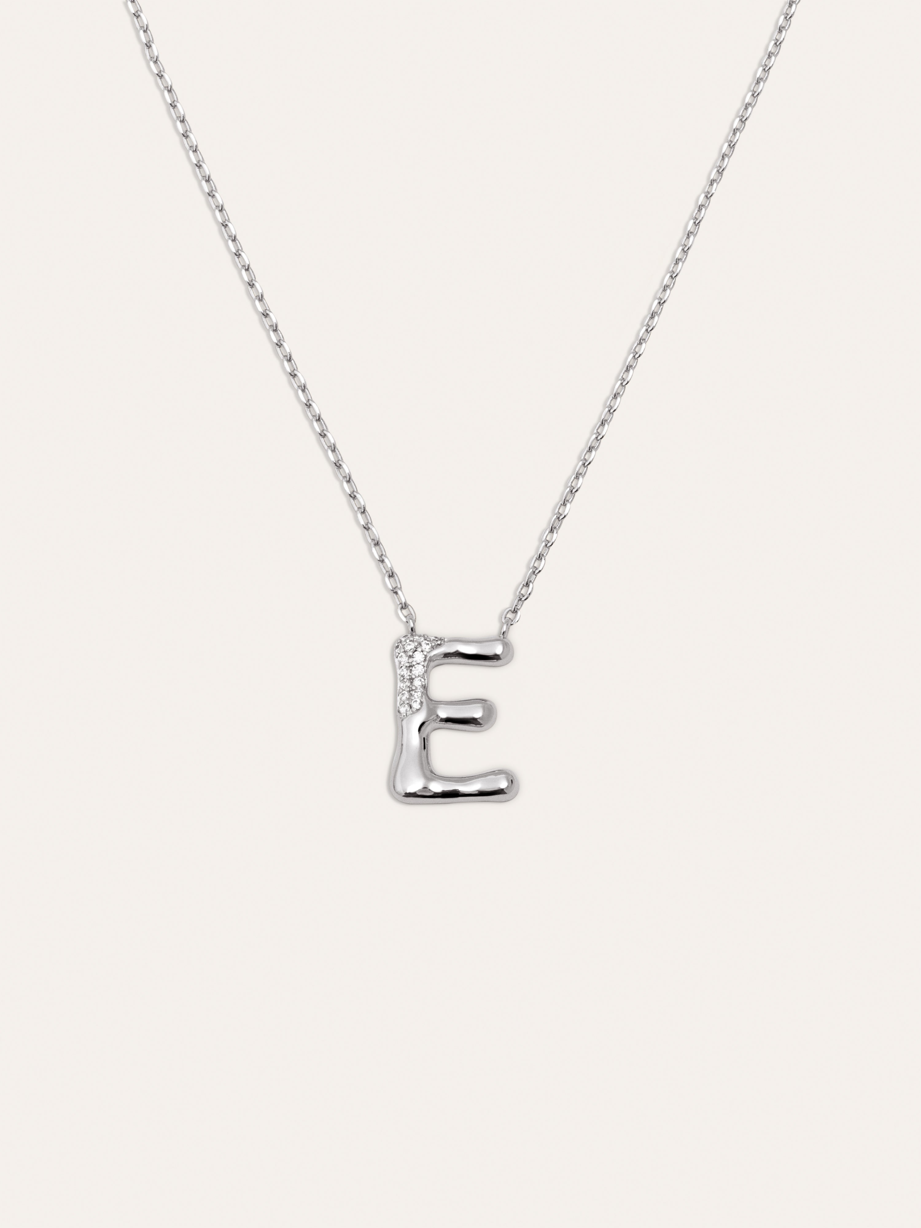 Collar Personalizado Letter Brillante