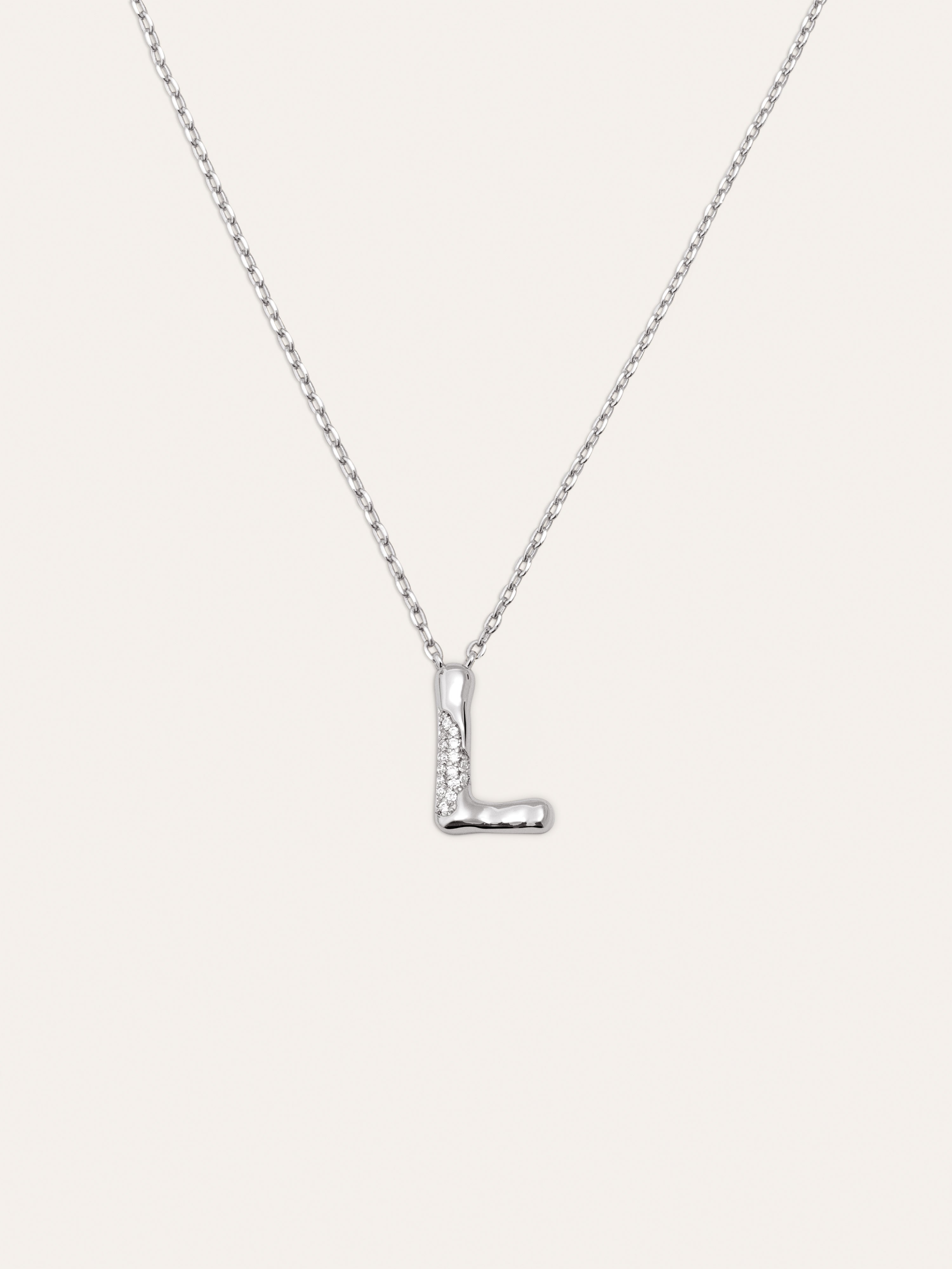Collar Personalizado Letter Brillante