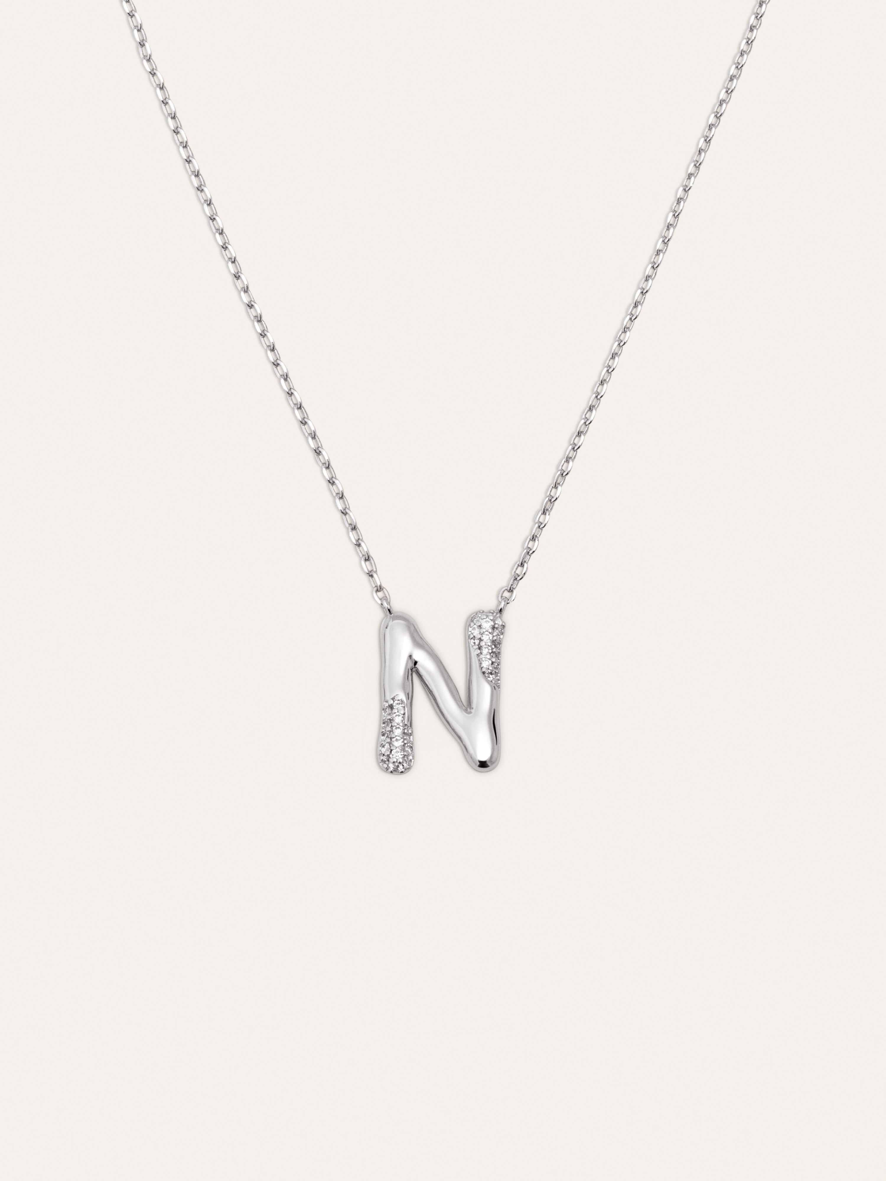 Collar Personalizado Letter Brillante