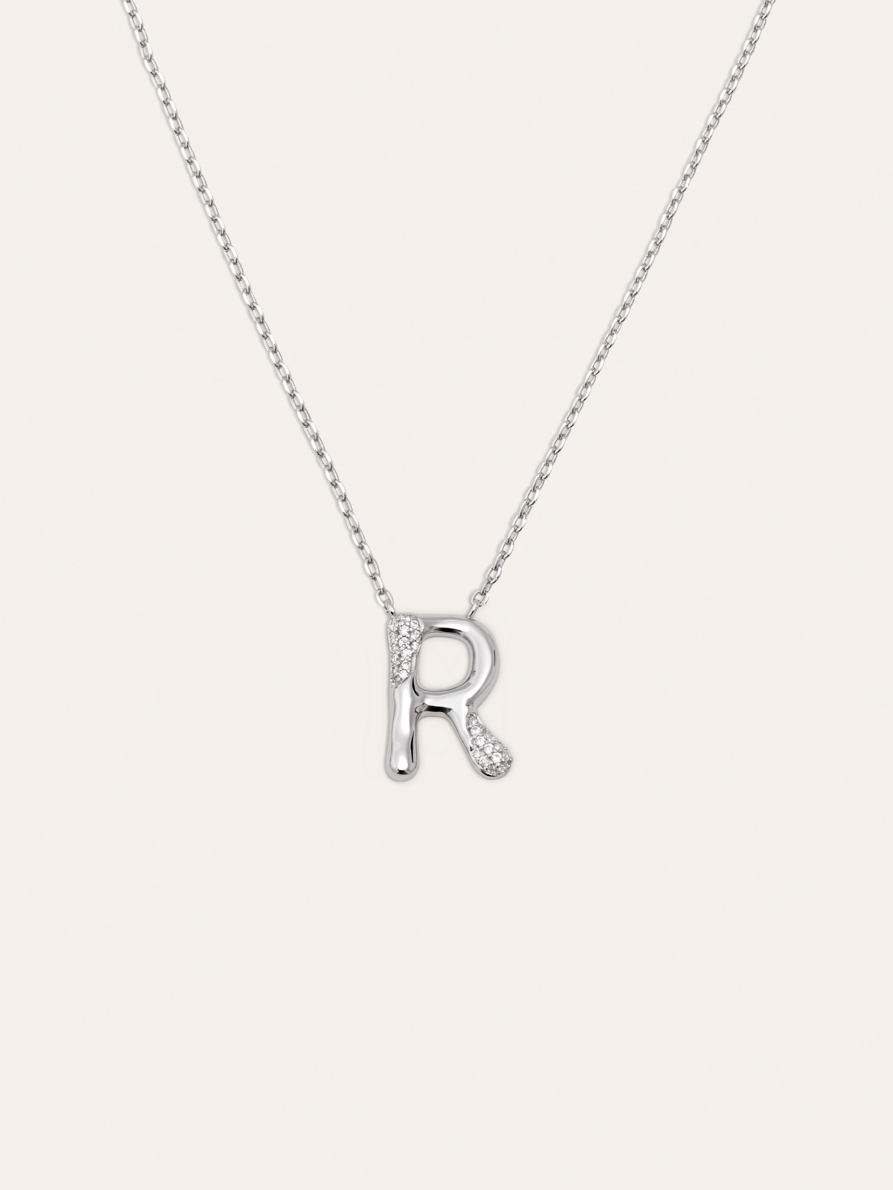 Collar Personalizado Letter Brillante