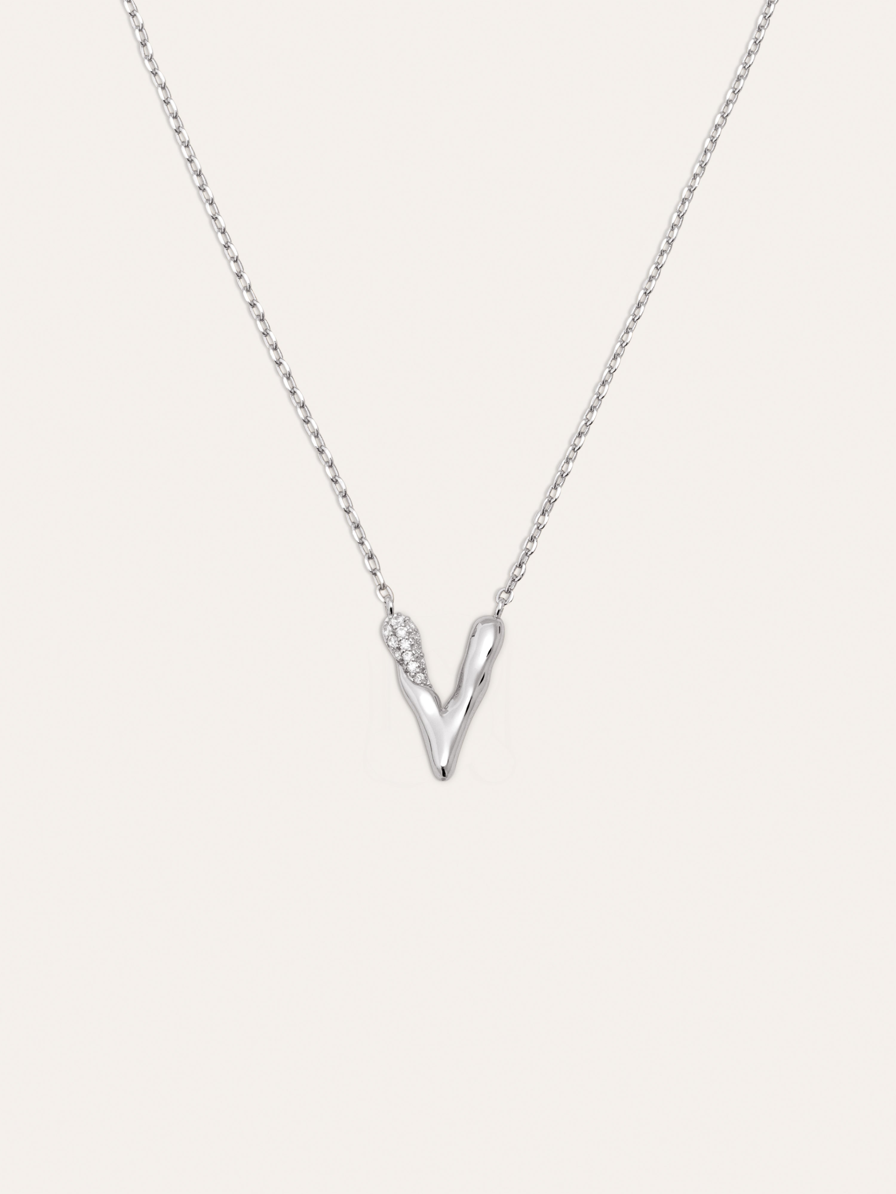 Collar Personalizado Letter Brillante