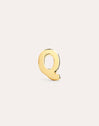Letter Gold Single Earring