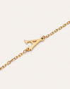 Imagen detalle de Bracelet Single Letter en Acier plaqué or