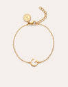 Bracelet Single Letter en Acier plaqué or - vista 5