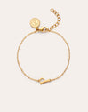 Bracelet Single Letter en Acier plaqué or - vista 11