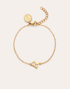 Bracelet Single Letter en Acier plaqué or - vista 12