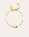 Bracelet Single Letter en Acier plaqué or - vista 14