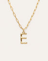 Chic Letter XL Personalized Gold Necklace