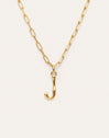 Chic Letter XL Personalized Gold Necklace