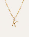 Chic Letter XL Personalized Gold Necklace