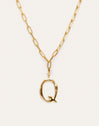 Chic Letter XL Personalized Gold Necklace