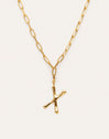 Chic Letter XL Personalized Gold Necklace