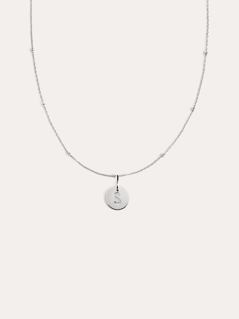 Colar Mini Medallion Prata