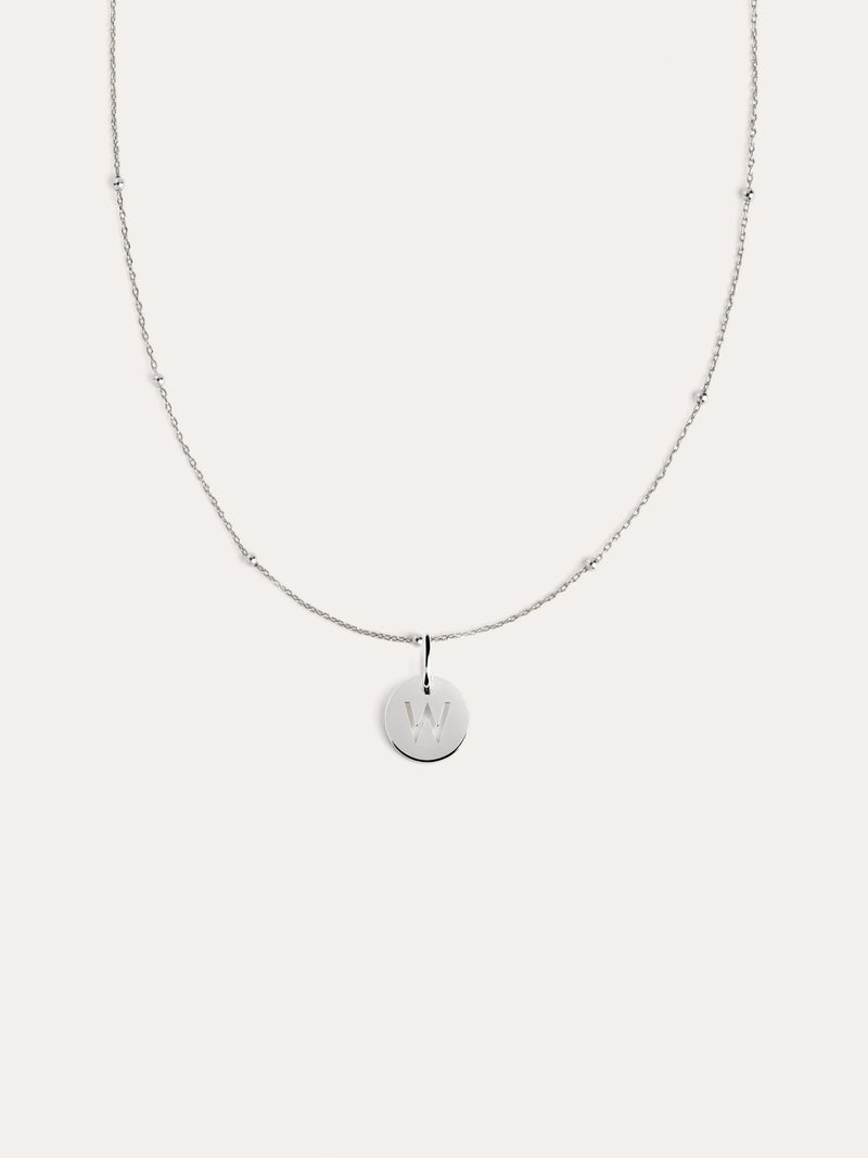 Colar Mini Medallion Prata