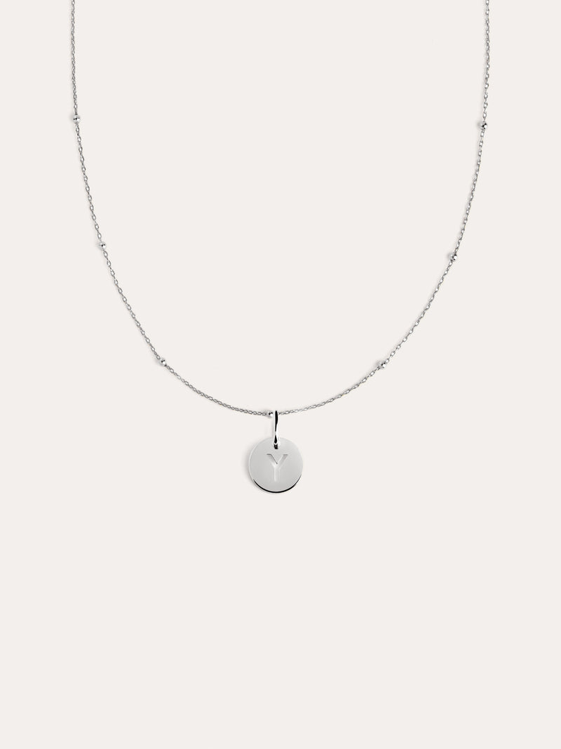 Colar Mini Medallion Prata